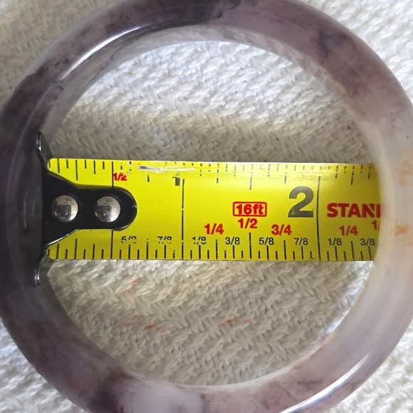 Natural Jade Bangle - Picture 10 of 10